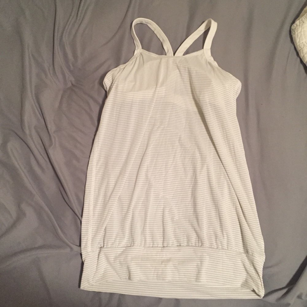 Beyond Yoga striped yoga top